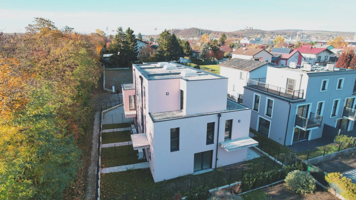 Neubau-Reihenhaus | 116,19 m² Wohnfläche | Terrasse, Balkon & Dachterrasse | € 499.000