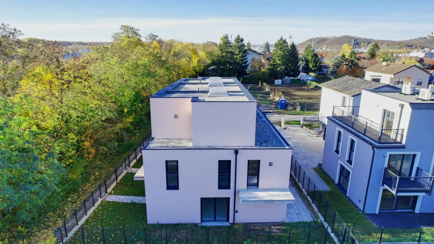 Neubau-Reihenhaus | 116,19 m² Wohnfläche | Terrasse, Balkon & Dachterrasse | € 499.000