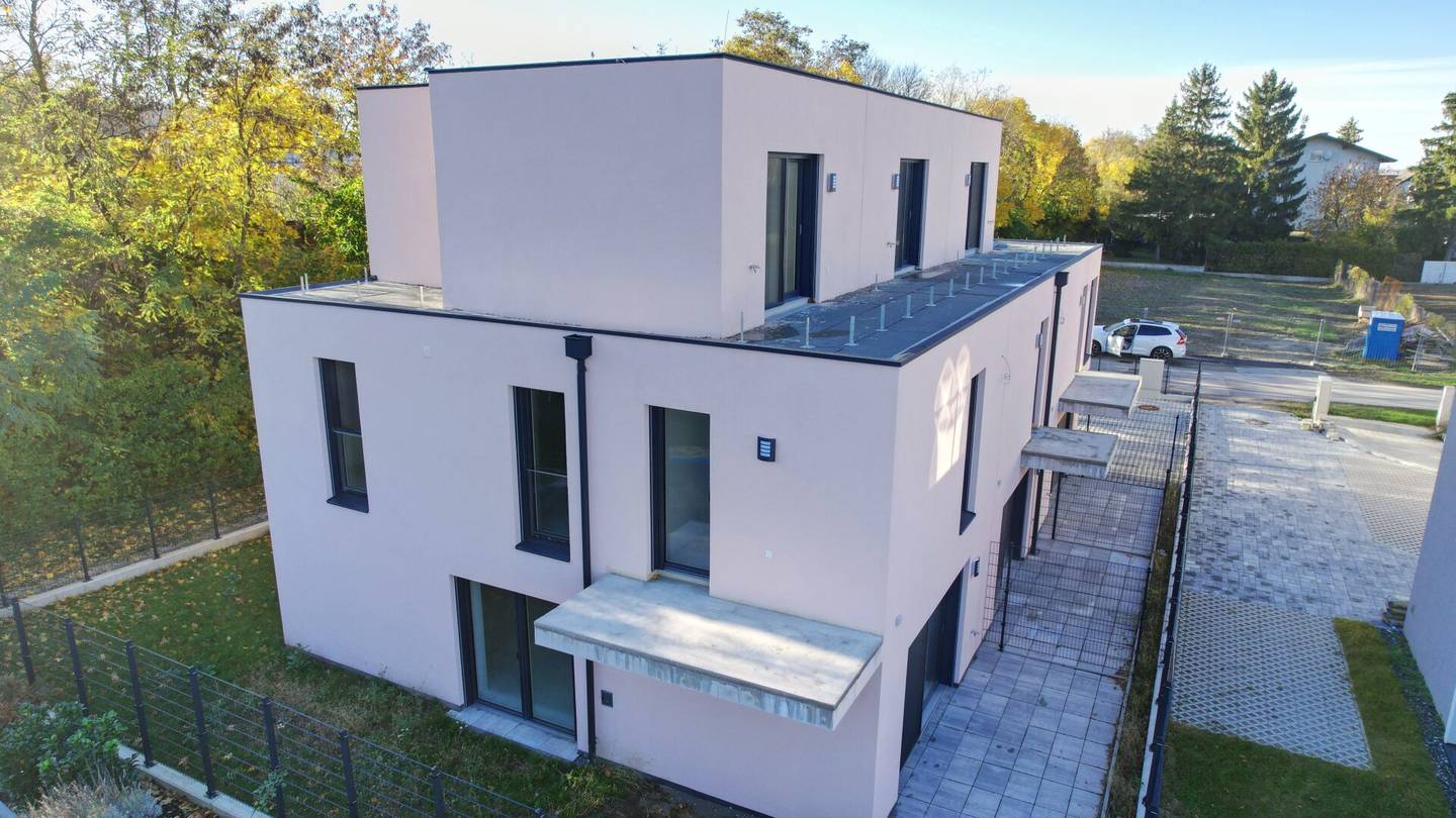 Neubau-Reihenhaus | 116,19 m² Wohnfläche | Terrasse, Balkon & Dachterrasse | € 499.000