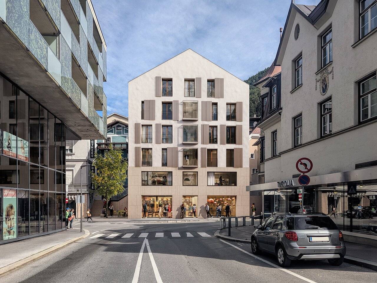 Helle Stadtwohnung mit Balkon | TOP 10, 1,5 Zimmer im Jöchlerhaus in der Landecker Innenstadt