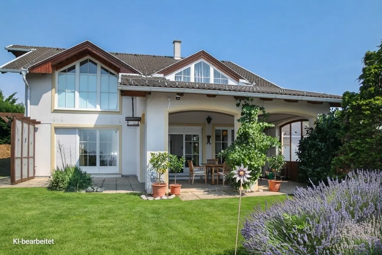 Ruheoase mit Seeblick - großzügiges Einfamilienhaus über dem Pusztawohnpark in Breitenbrunn