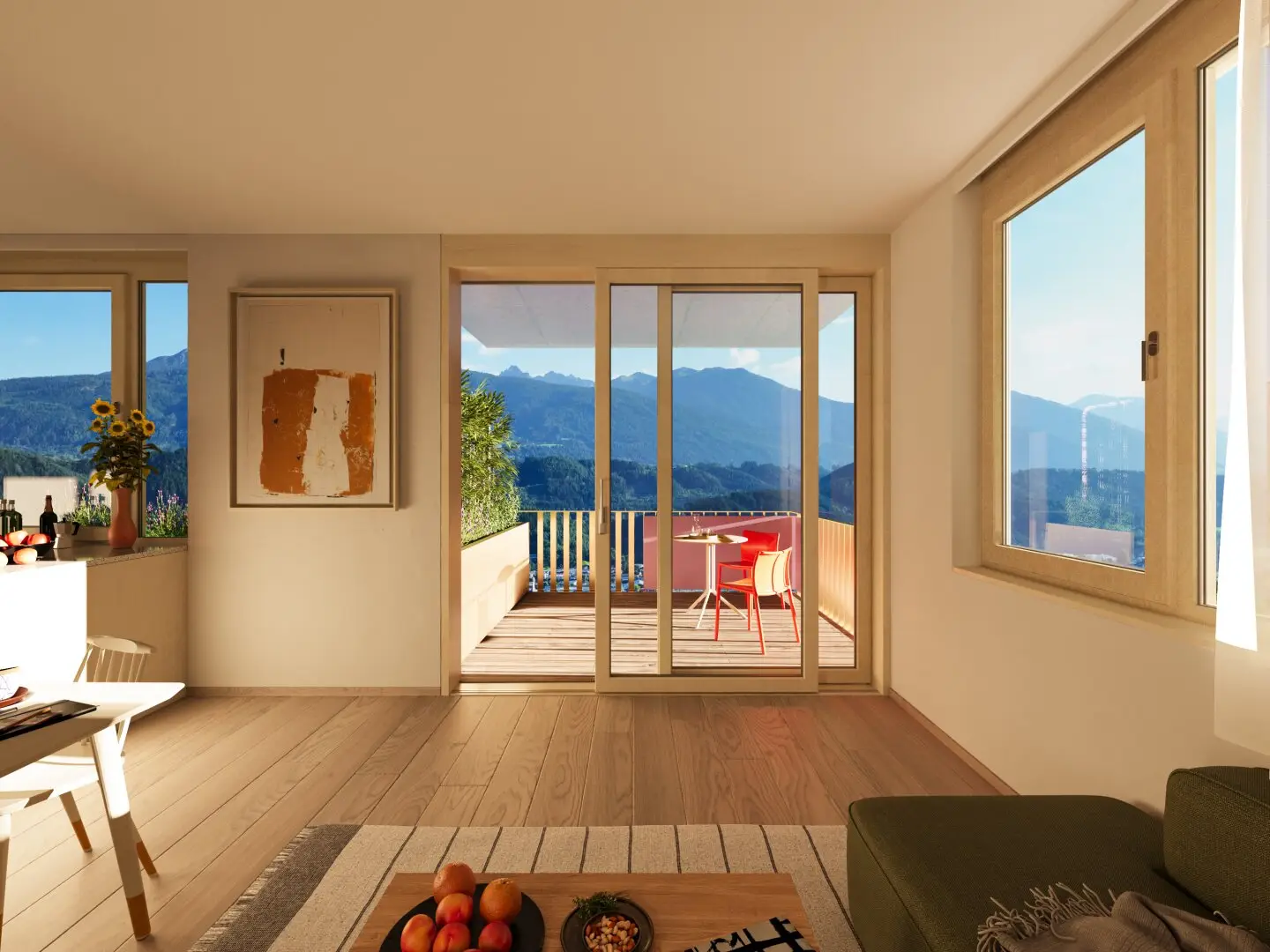 Provisionsfrei: 2-Zimmer-Wohnung mit Ost- & Südbalkon | ca. 52 m² | Quartier Anna