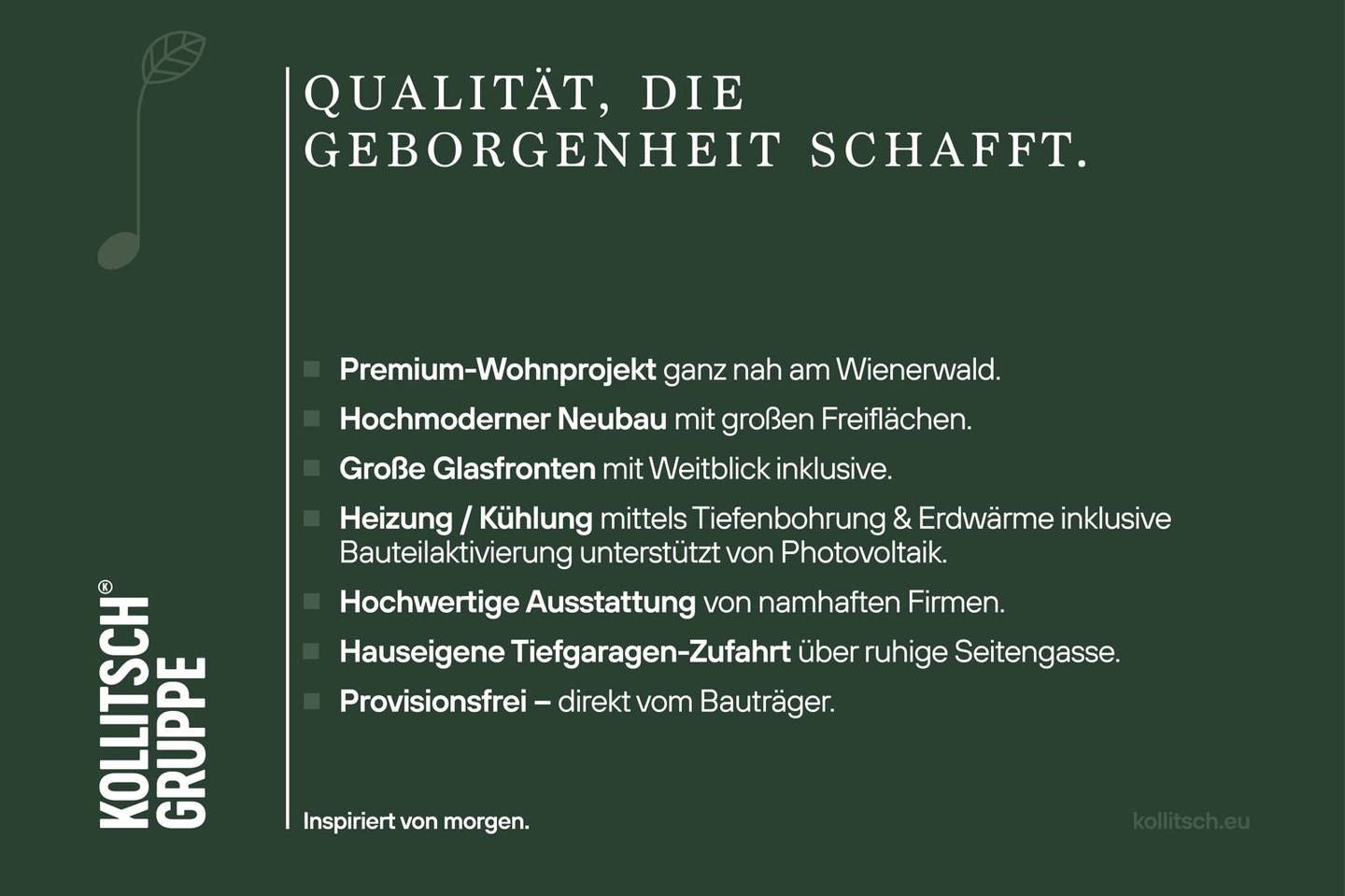 VIWALDI. Wohnen wo der Wienerwald Musik macht.