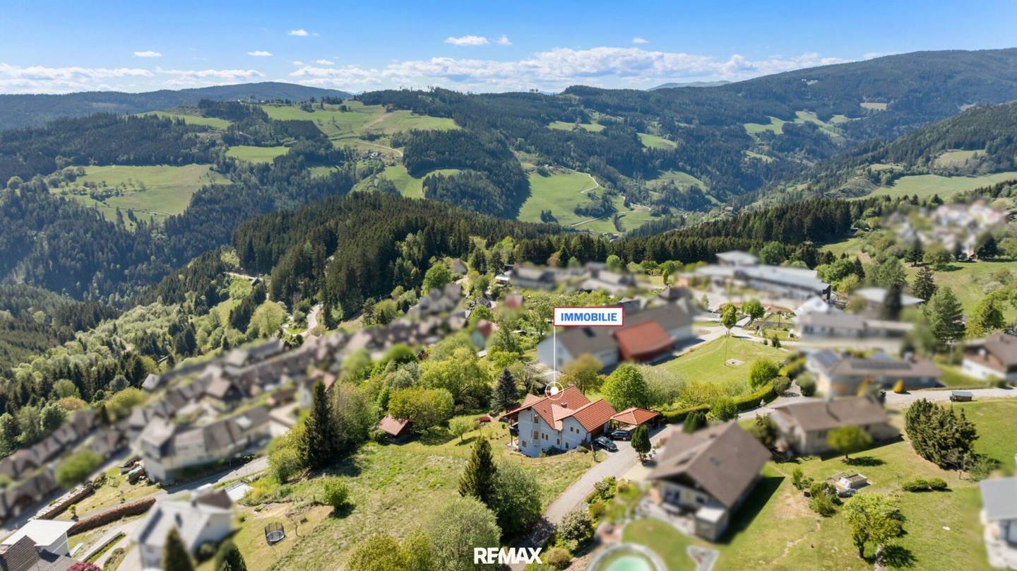 Stilvolle Wohlfühloase mit Gartenidylle und Fernblick in Knappenberg