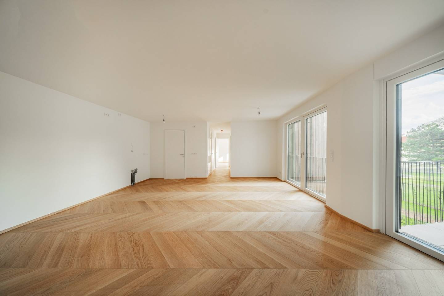 Wohnung mit Loggia und Grünblick im Neubau