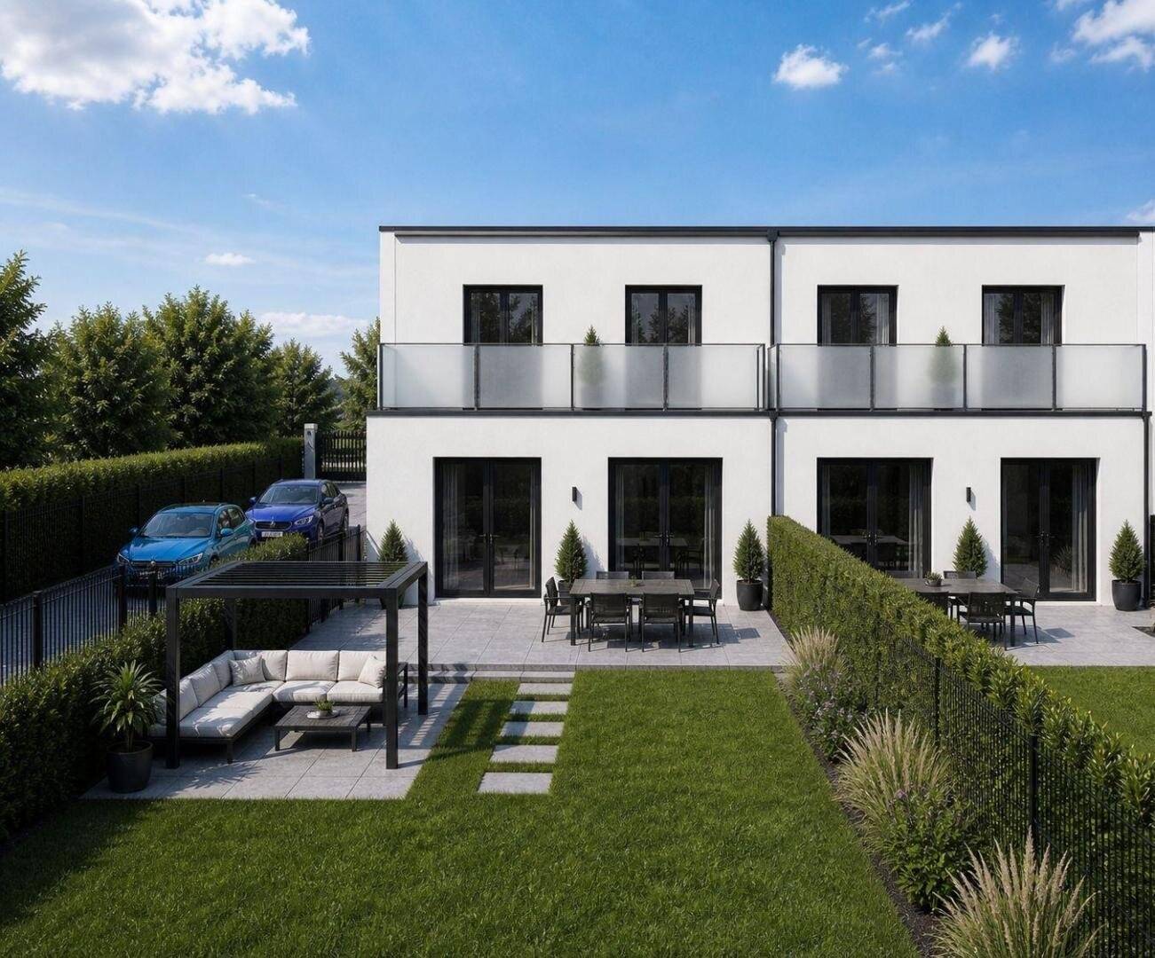 Traumhafte Doppelhaushälfte (schlüsselfertig) mit Garten & Terrasse in Wien 1100 – Neubau um nur € 499.900