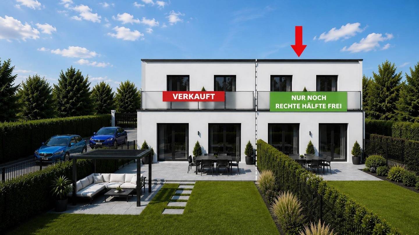 Traumhafte Doppelhaushälfte (schlüsselfertig) mit Garten & Terrasse in Wien 1100 – Neubau um nur € 499.900