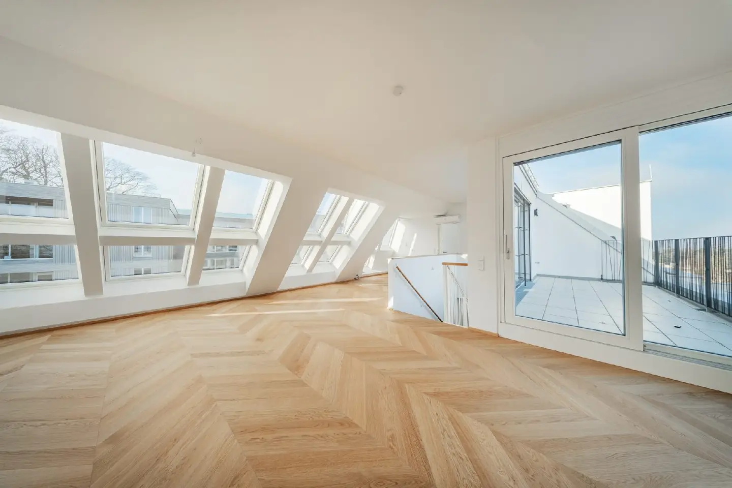 Maisonettewohnung Vienna view two terraces