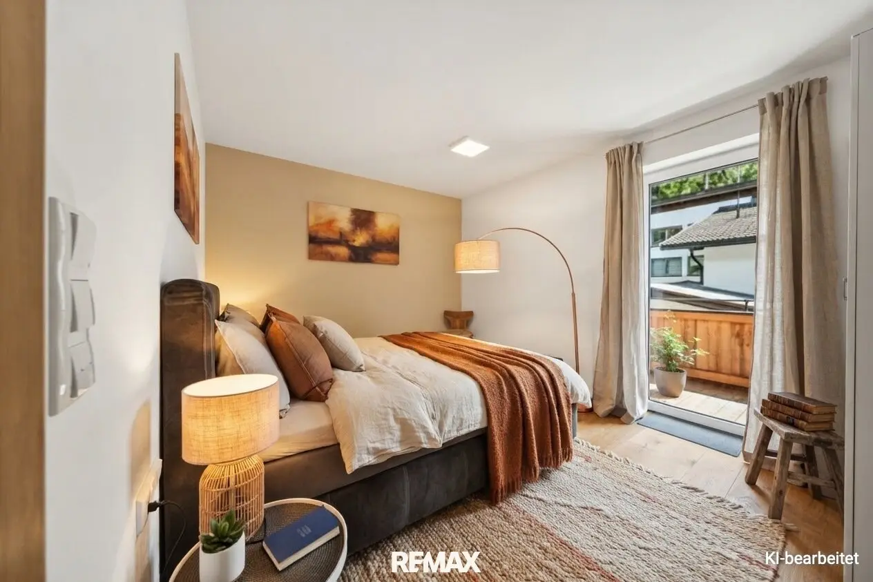 Moderne 3-Zimmer-Wohnung in Neubauqualität mit traumhaftem Bergblick und familienfreundlichem Grundriss in Aurach bei Kitzbühel