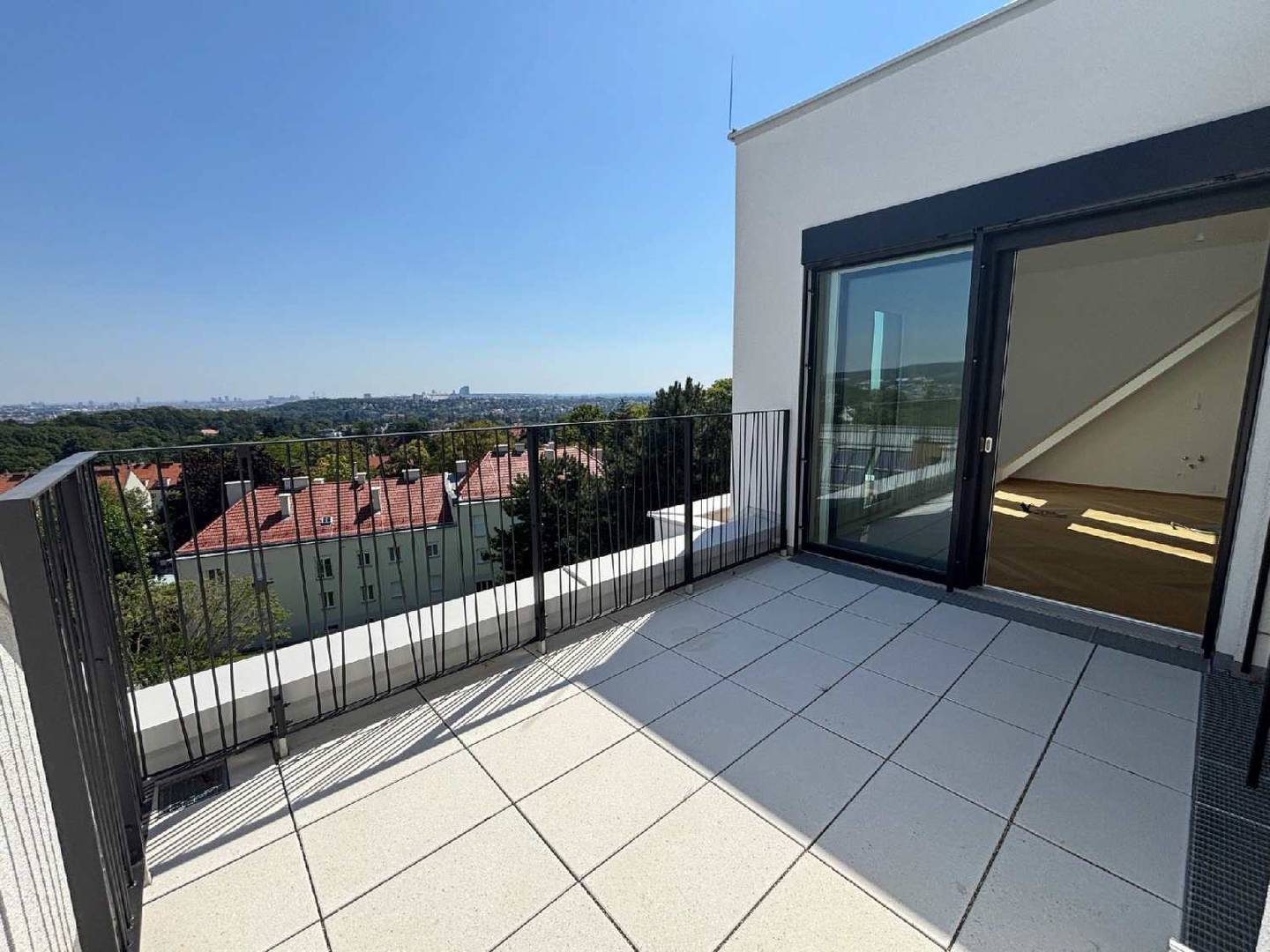Maisonettewohnung Balkon Terrasse Grünblick