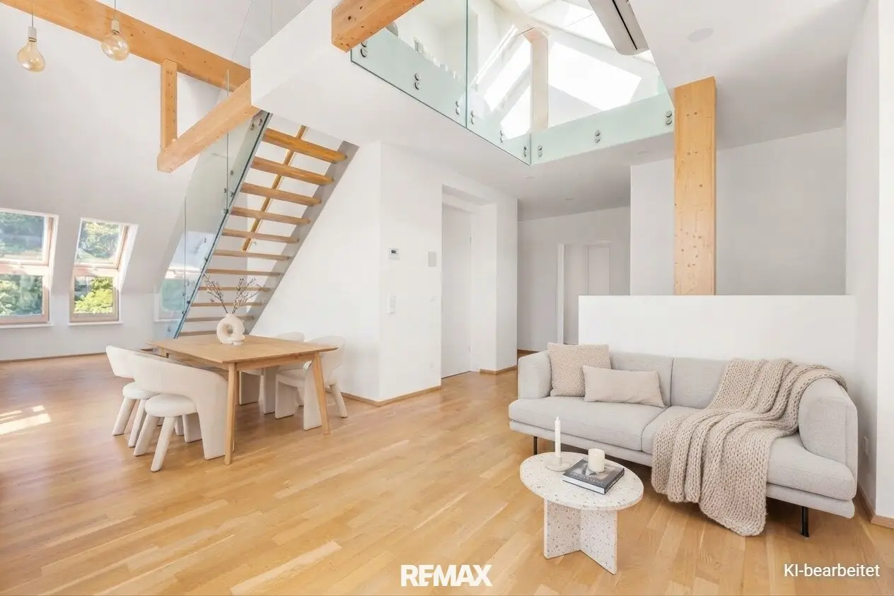 Exklusive Penthouse-Maisonette-Wohnung am Kreuzbergl - Wohnen zwischen Stadt, Bergen und Himmel