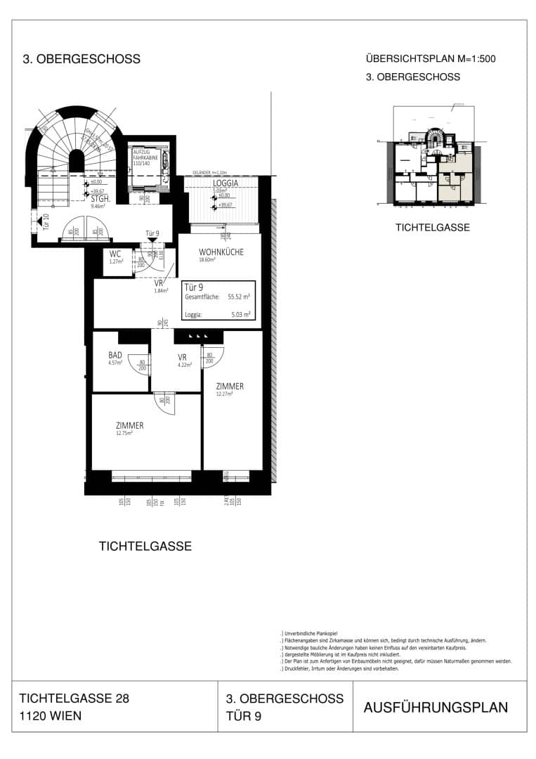 Kompakte 3-Zimmer-Wohnung mit Loggia in 1120 Wien