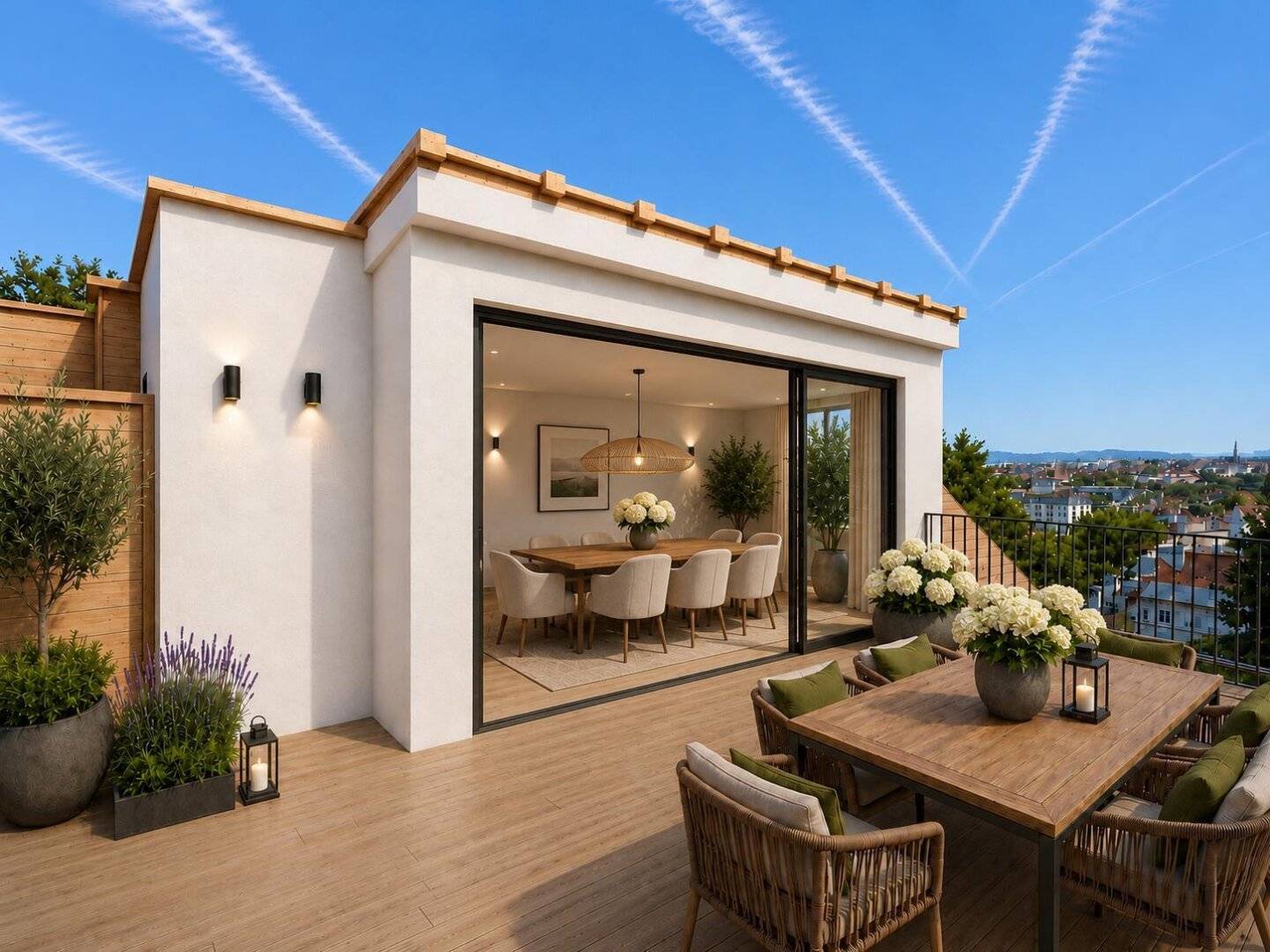 Stilvolle Dachgeschosswohnung mit zwei Terrassen und spektakulärem Wienblick!