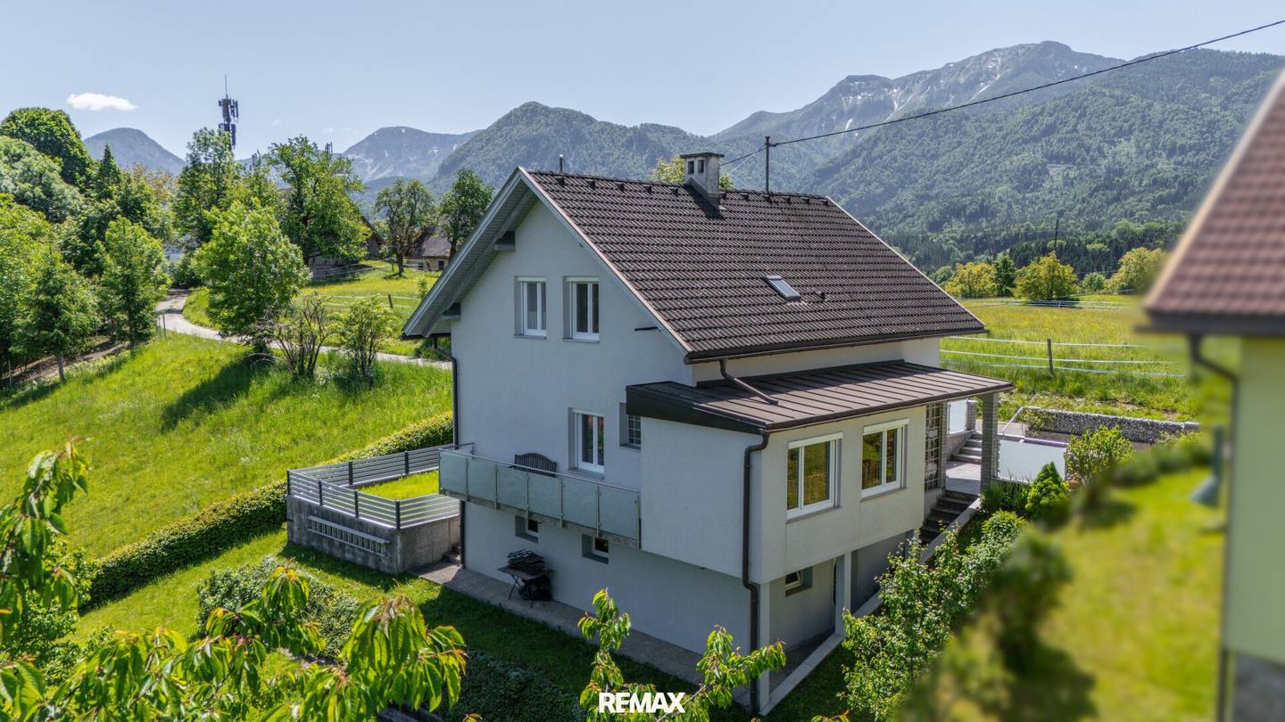 Wohnen in Ruhelage mit traumhaftem Ausblick – Charmantes Einfamilienhaus in Frießnitz bei St. Jakob im Rosental