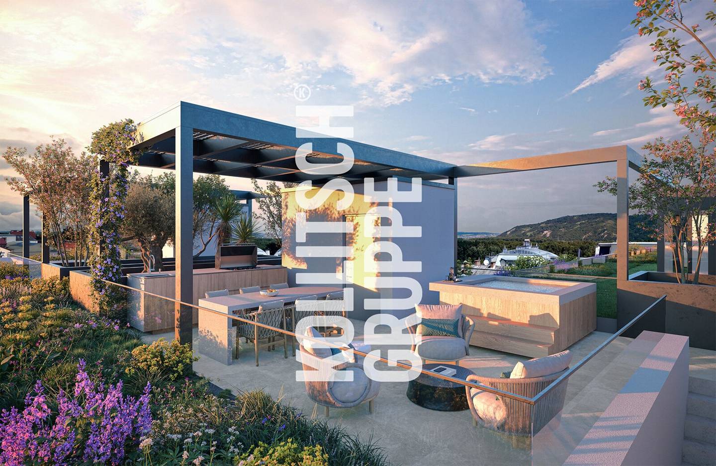 ROOFTOP GARDENS | Top 17 | Exklusive Dachgeschoßwohnung in Klosterneuburg.
