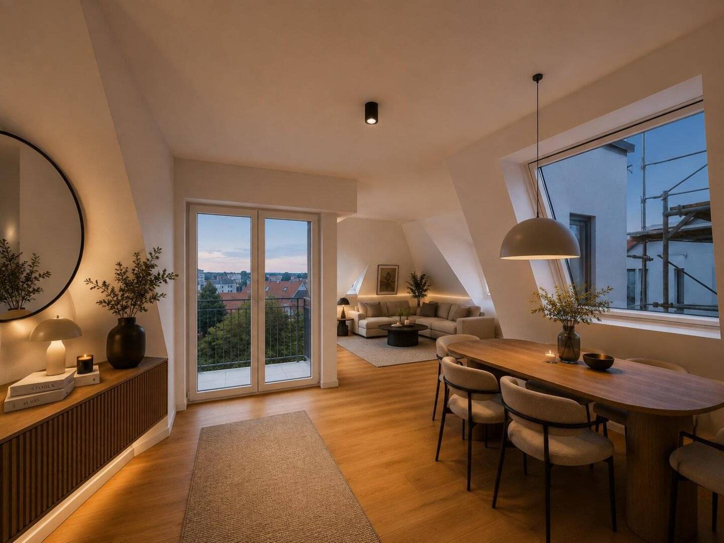 Erstbezug 2-Zimmer DG-Wohnung mit Balkon, Terrasse & Klimaanlage nahe U-Bahn in 1030 Wien!