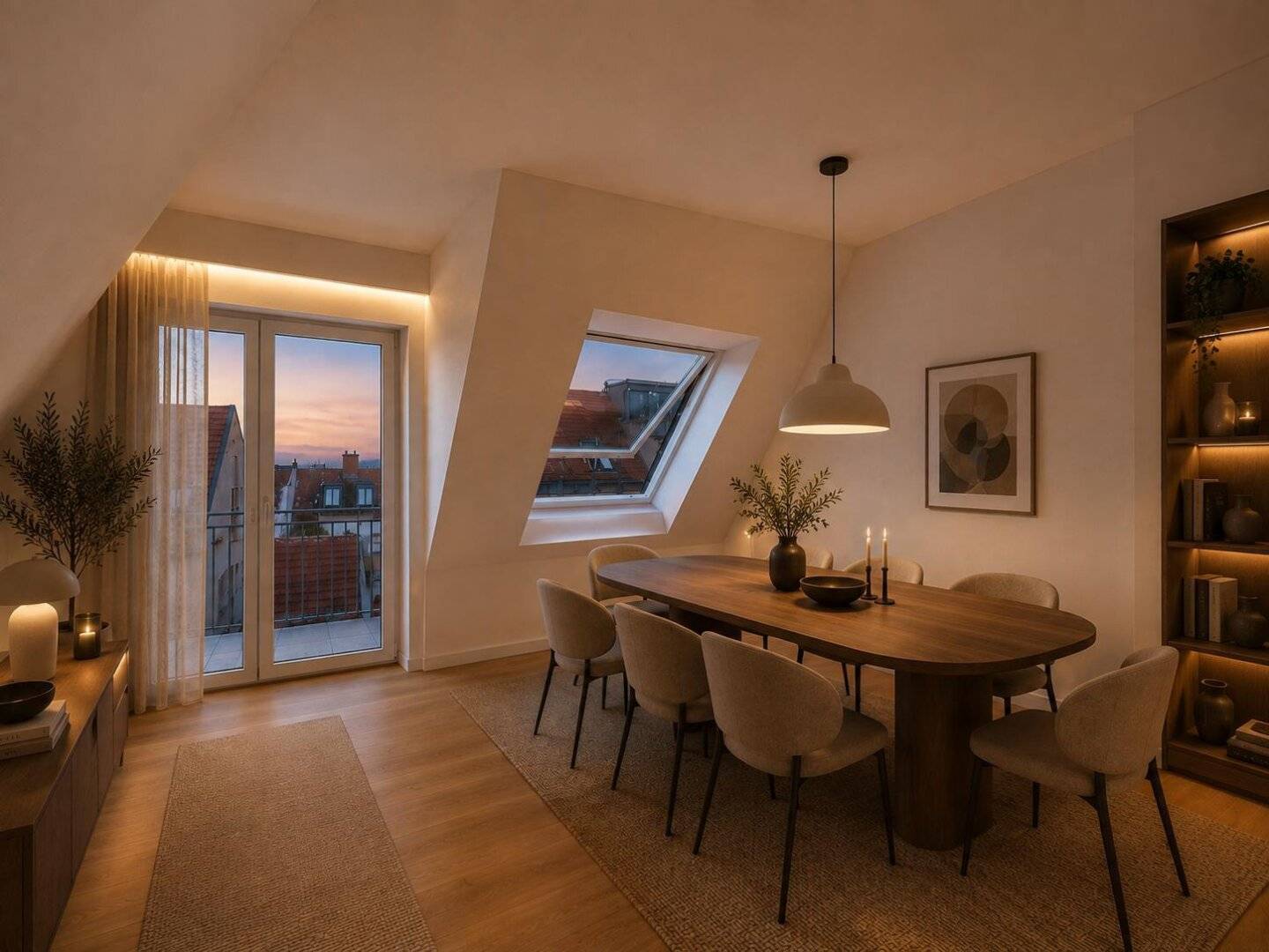 Exklusive Maisonette 3-Zimmer-DG-Wohnung mit Balkon, Terrasse & Klimaanlage nahe U-Bahn in 1030 Wien