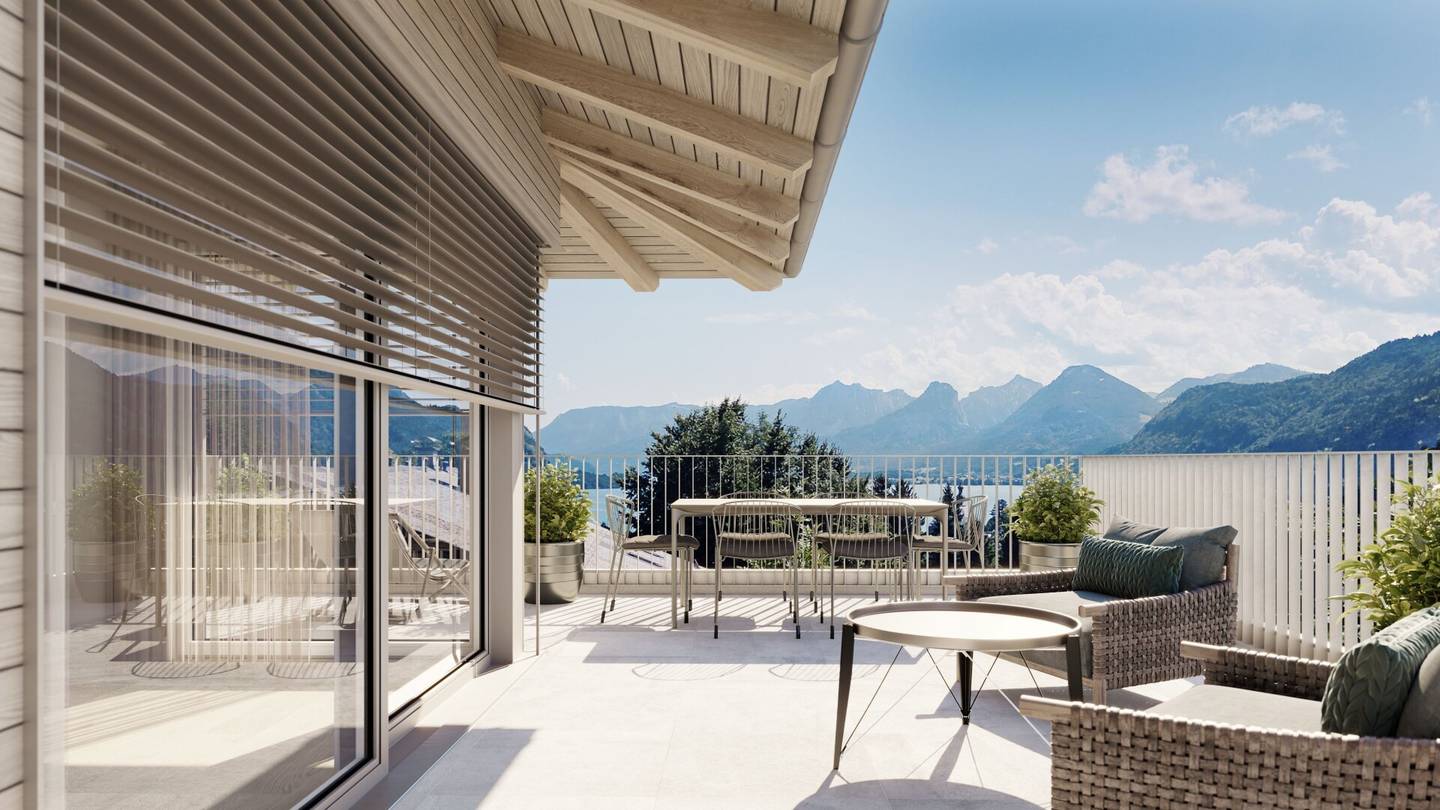 Moderne 3-Zi.-Wohnung mit Balkon & 2 Stellplätzen in St. Gilgen – Erstbezug!