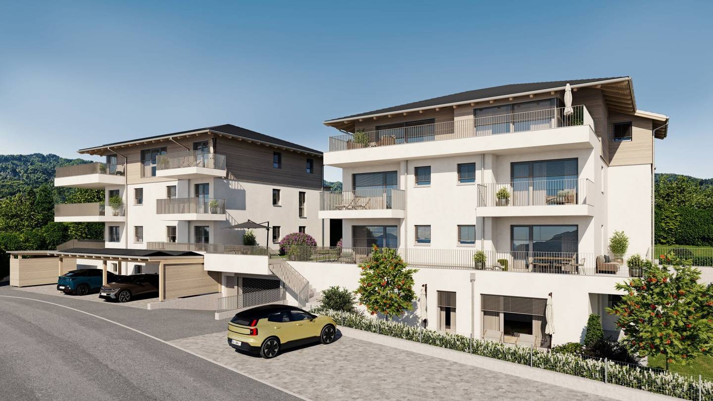 Moderne 3-Zi.-Wohnung mit Balkon & 2 Stellplätzen in St. Gilgen – Erstbezug!