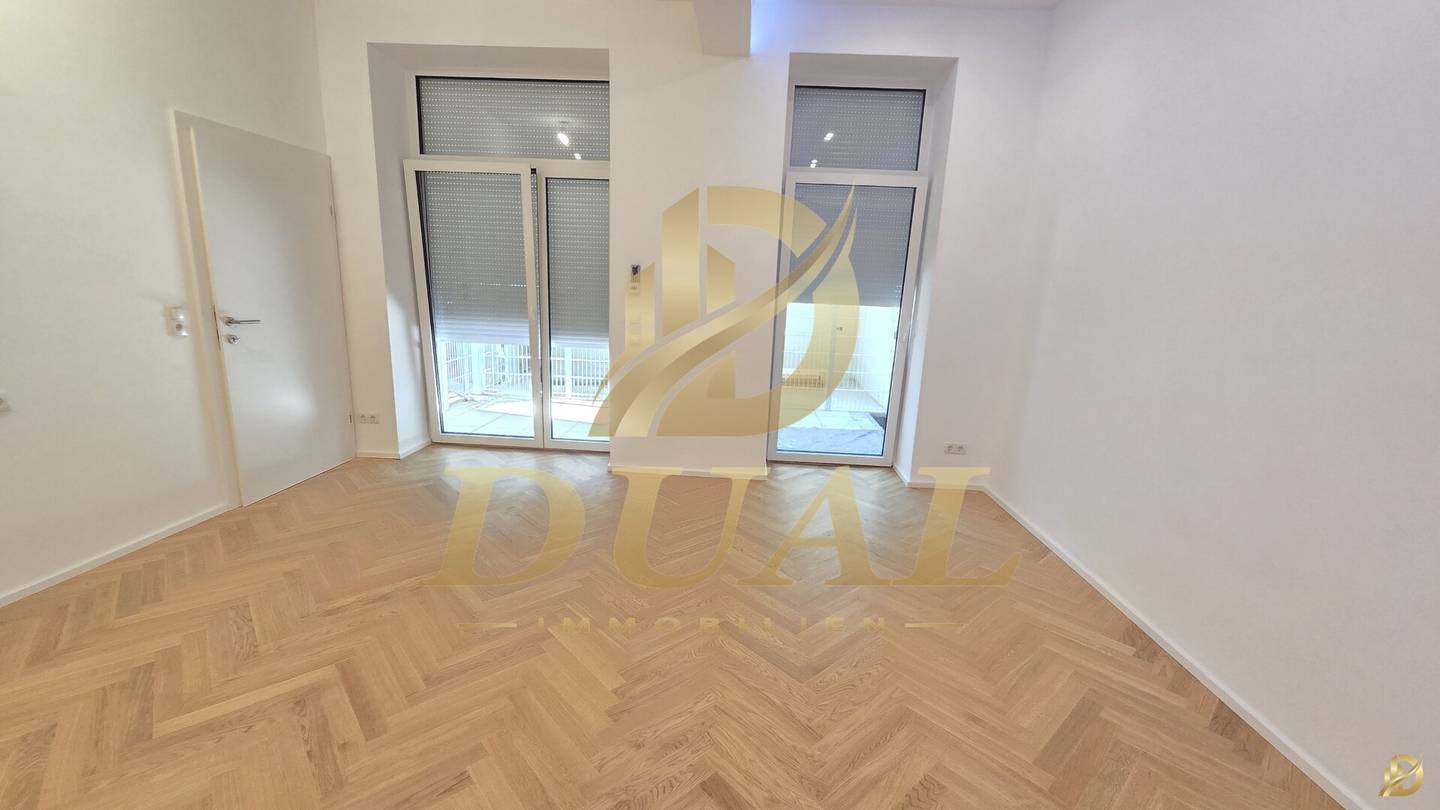 Wundervoll 3. Zimmer- Wohnung + Terrasse, Erdgeschoß, Nähe Lugner City U6. WG-geeignet