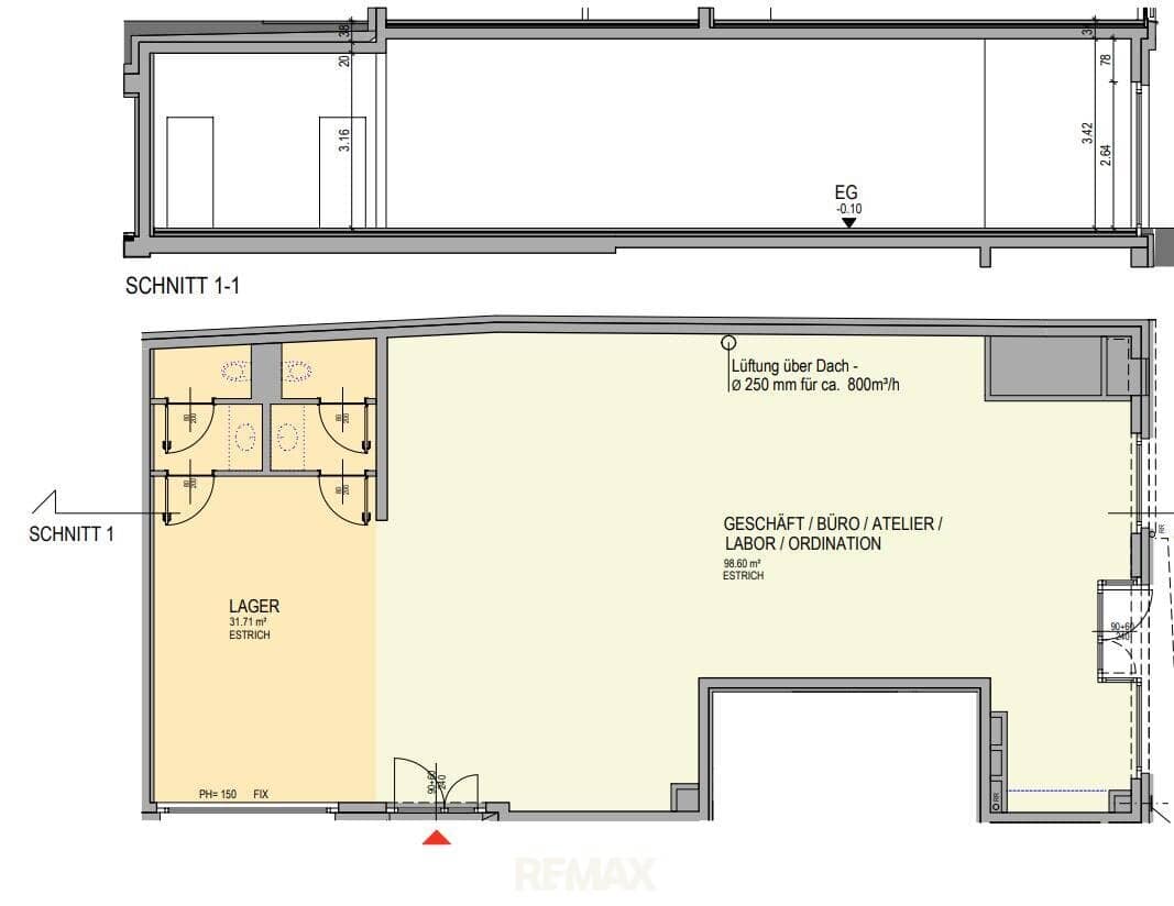 Geschäft/Ordination/Labor/Büro/Atelier gegenüber Bahnhof Meidling