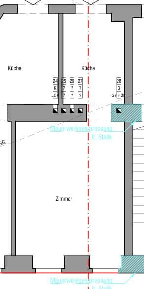 Schnäppchen 1,5 Zimmer-Altbauwohnung im 1ten Liftstock eines generalsanierten Hauses - mit Airbnb-Möglichkeit!