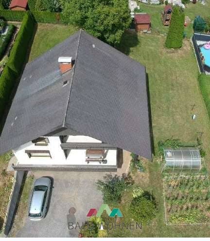 Traumhaftes Apartmenthaus in Wies: 4 Zimmer, Garten, Balkon & Garage, großen Keller für nur 867 €, Küche ist neu!