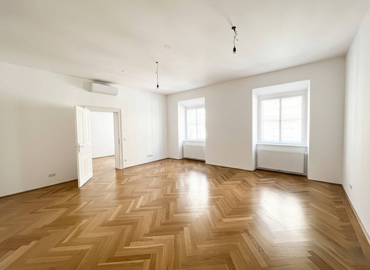 UNBEFRISTET: Klimatisierte Altbauwohnung im Stadtzentrum / Air-conditioned flat in the city centre