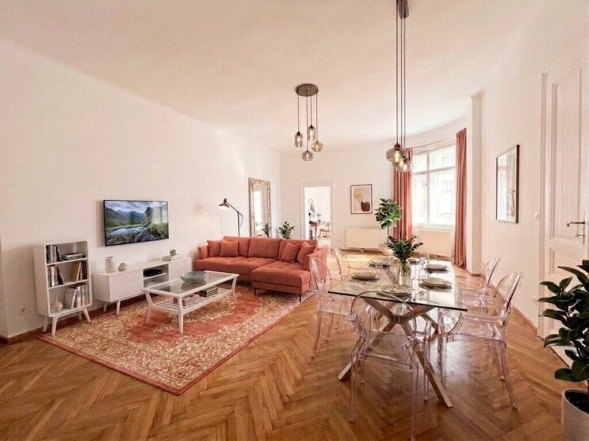 UNBEFRISTET: Wohnen in Bestlage in einer ruhigen Altbauwohnung im repräsentativen Haus