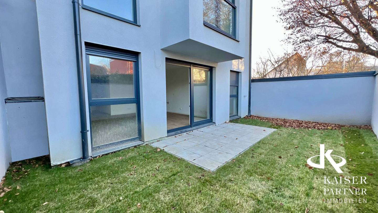 Erstbezug, moderne 2-Zimmer Gartenwohnung mit Terrasse!