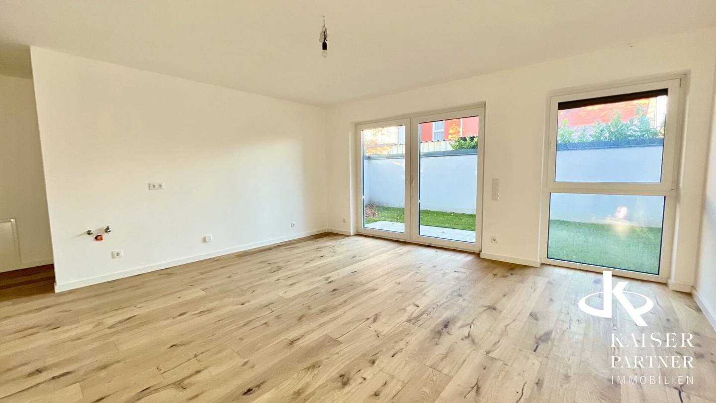 Erstbezug, moderne 2-Zimmer Gartenwohnung mit Terrasse!