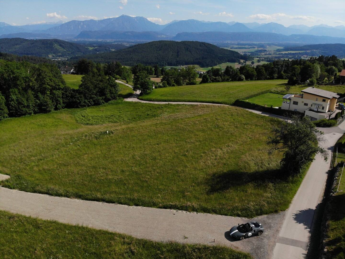 Fünf traumhafte, vollaufgeschlossene Grundstücke mit einem umwerfenden Panoramablick in Latschach am Magdalensberg
