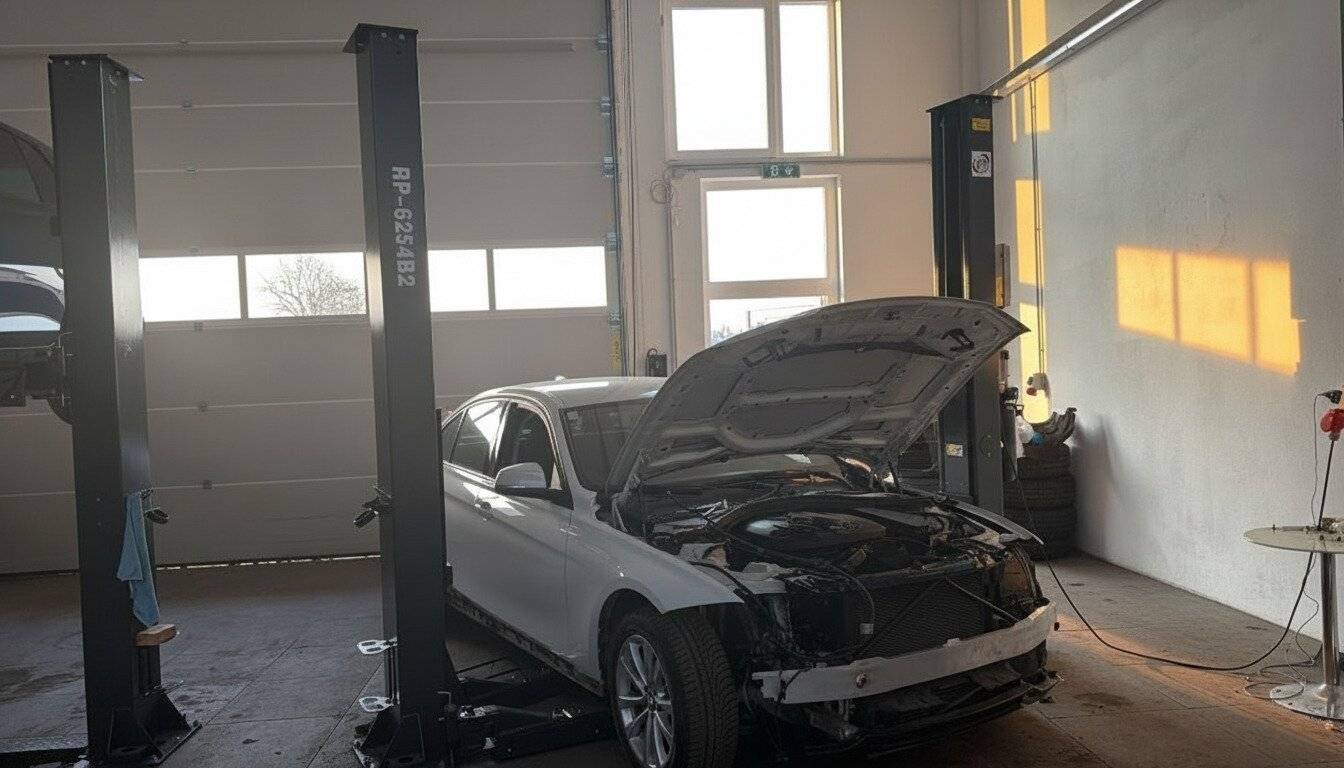 Mitbenutzer gesucht!!! Große Halle, Werkstatt mit Lichtkuppel, Sektionaltor 5m breit, 4,10m hoch und WC, inkl. PKW Parkplatz und 2 Hebebühnen