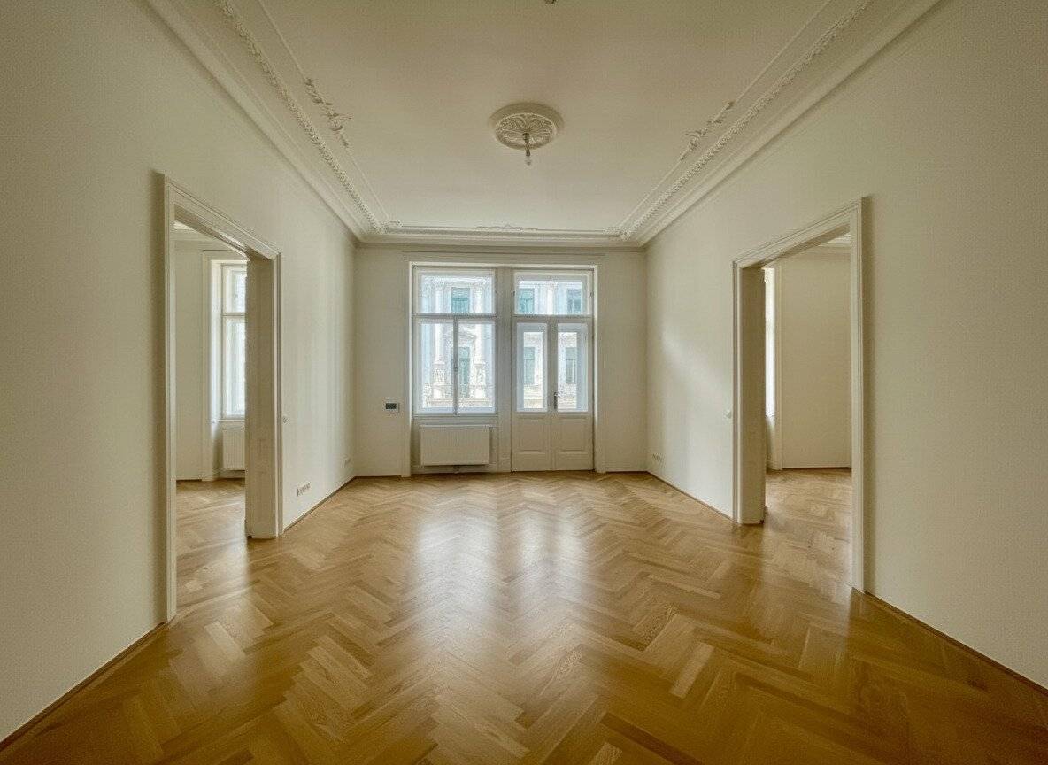 UNBEFRISTET: Klimatisierte, traumhafte Altbauwohnung in prominenter Lage / UNLIMITED: Air-conditioned, gorgeous apartment in a historic building in a prime location