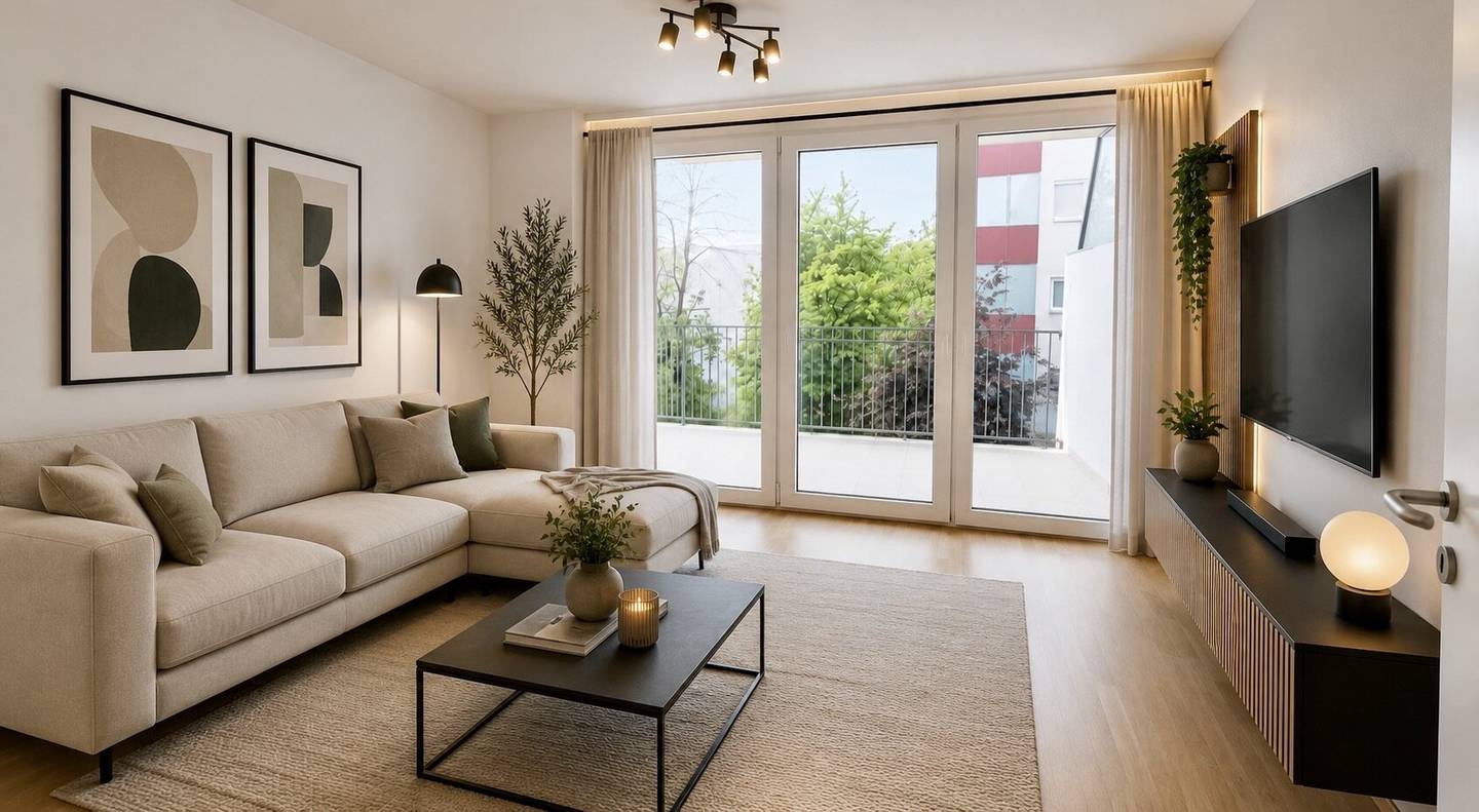 Helle 2-Zimmer-Wohnung mit Balkon, Parkplatz-möglich – auch ideal als WG