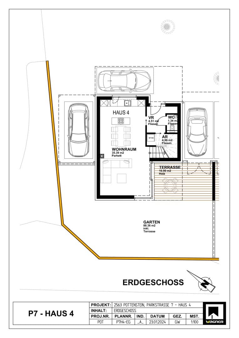 SOMMERAKTION - Küche im Preis inkludiert! Doppelhaushälften sowie ein Einfamilienhaus in Pottenstein! 5 Zimmer + zahlreiche Aussenflächen! UNSCHLAGBARE PREISE!