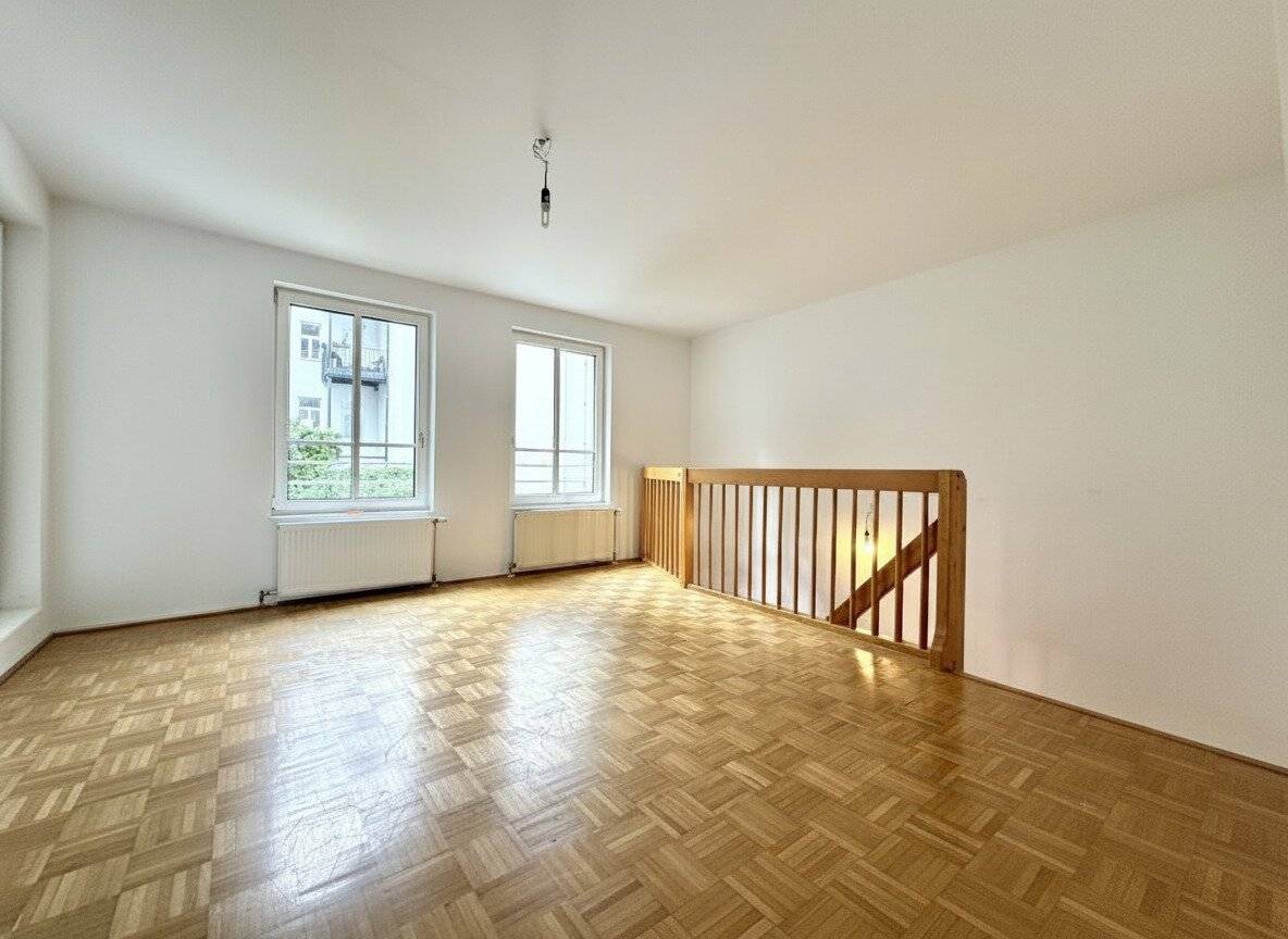 Wunderschöne 4-Zimmer-Maisonette mit Garage, Balkon, Terrasse & Gartenbenützung nahe Aumannplatz