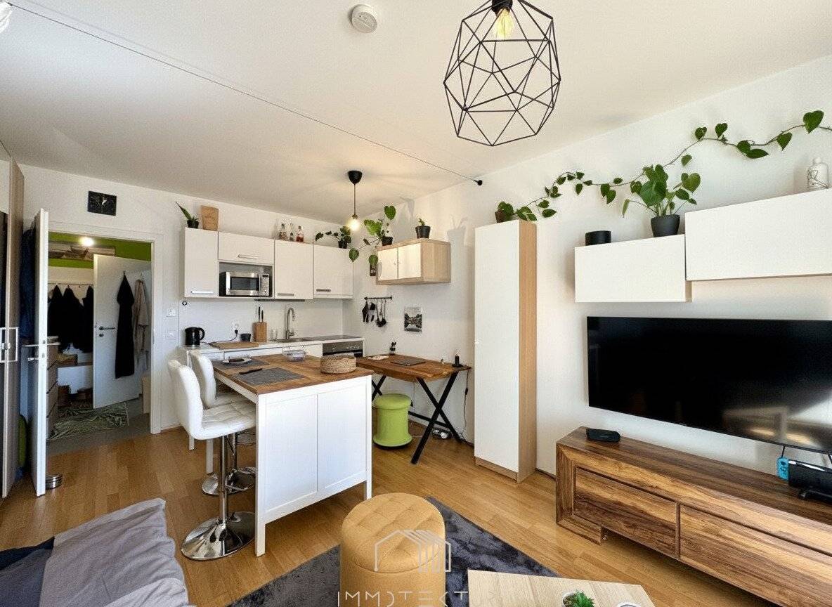 TU GRAZ INFFELD : Sonnige Garçonniere mit Balkon und Tiefgarage in St. Peter - befristet vermietet