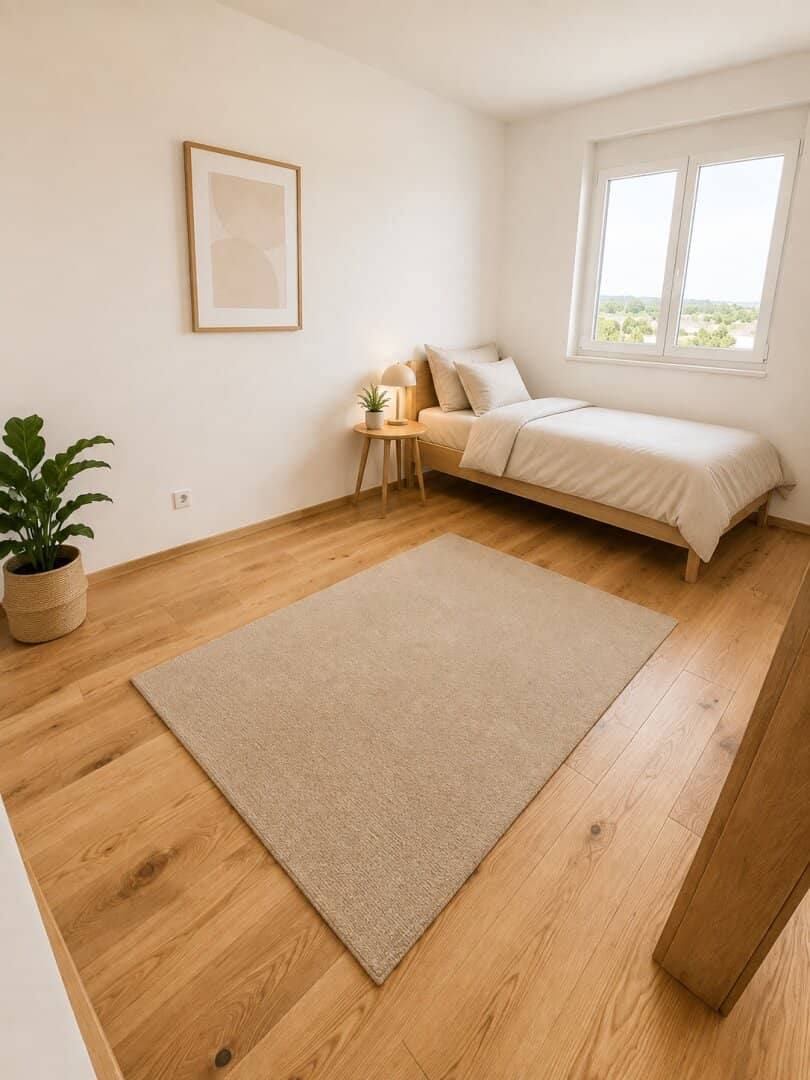Edle 2-Zimmer Mietwohnung NEUBAU, Tischlerküche, Balkon (West)