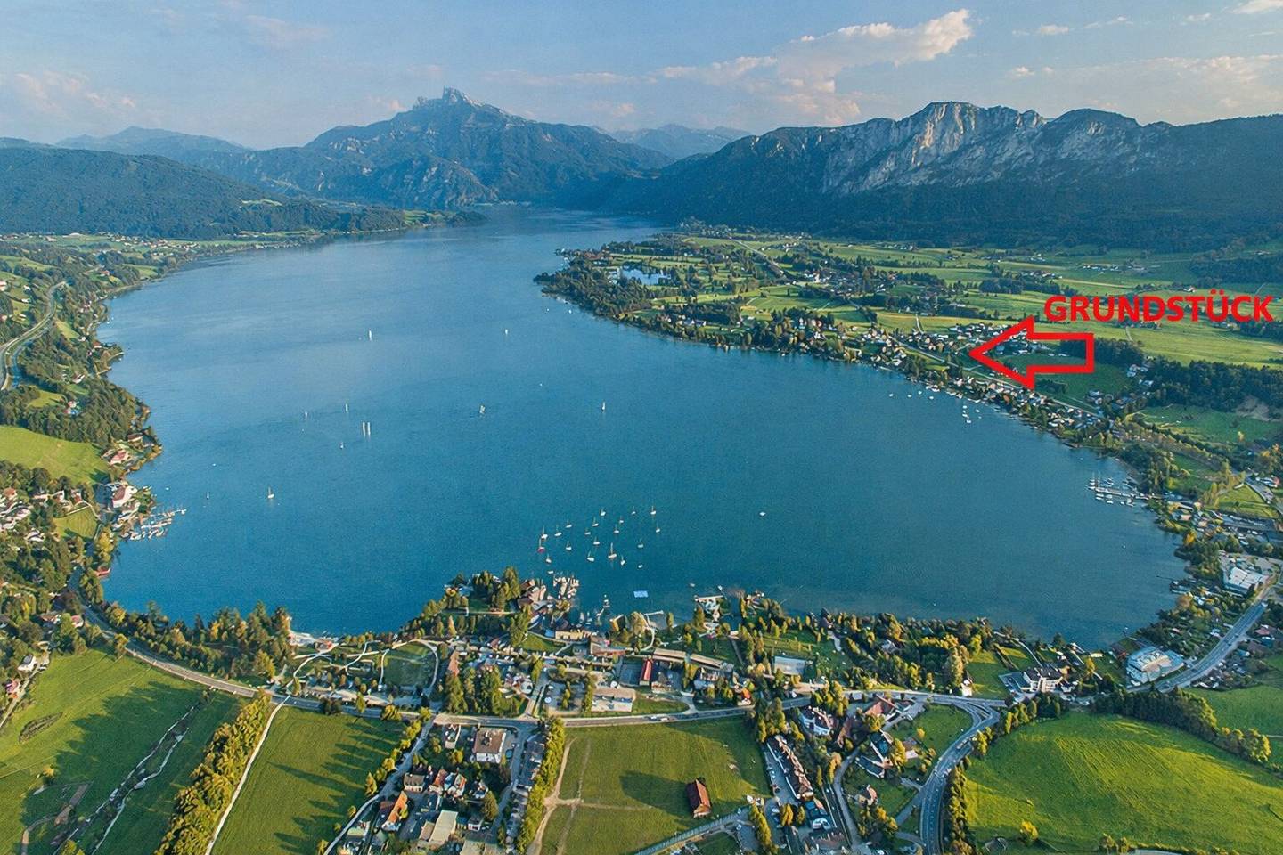 Baugrundstück mit Seeblick TOP LAGE Mondsee