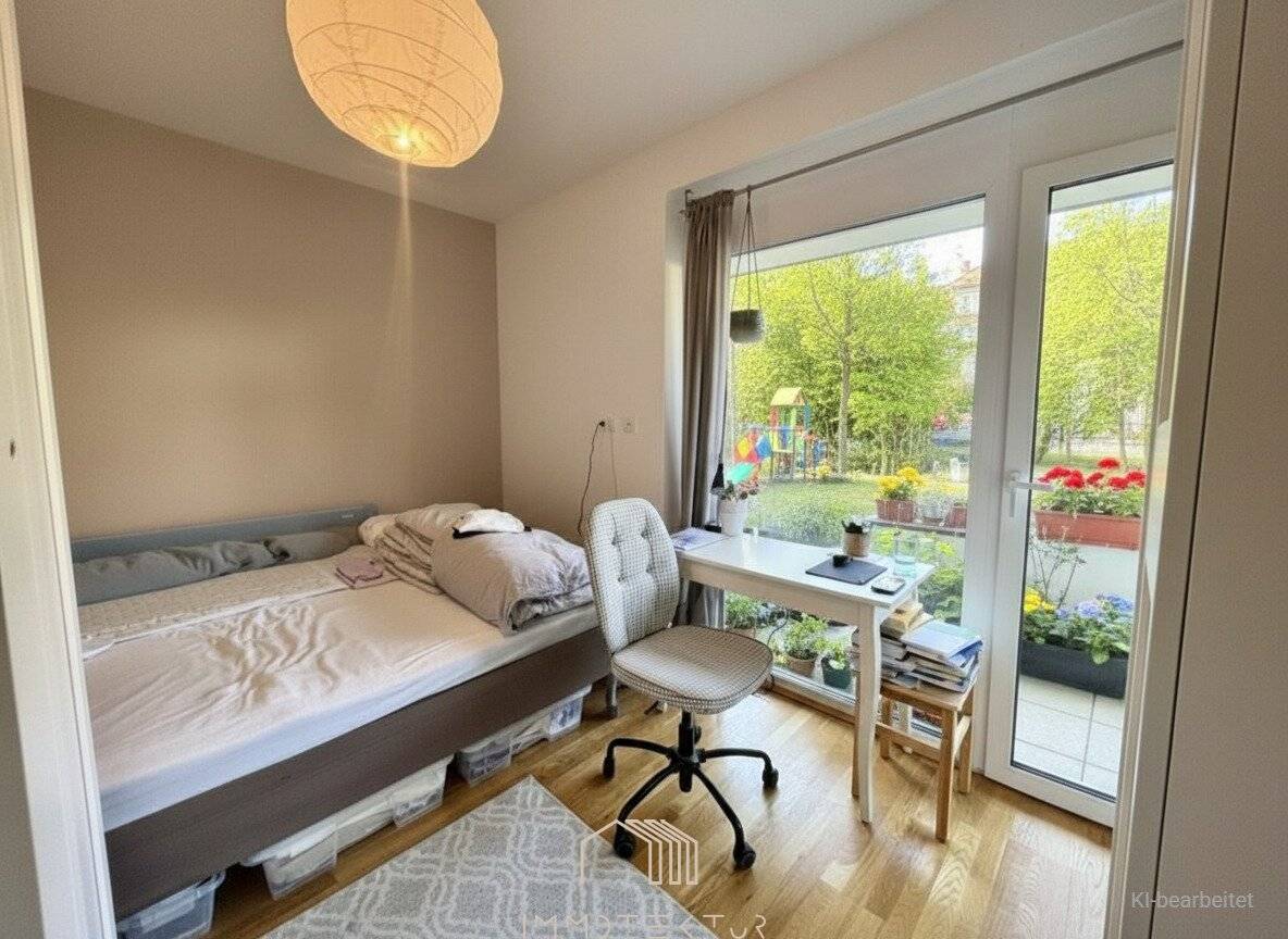 BESTLAGE: Moderne Gartenwohnung mit 2 Schlafzimmer + Tiefgarage in Geidorf (bis 2027 vermietet)