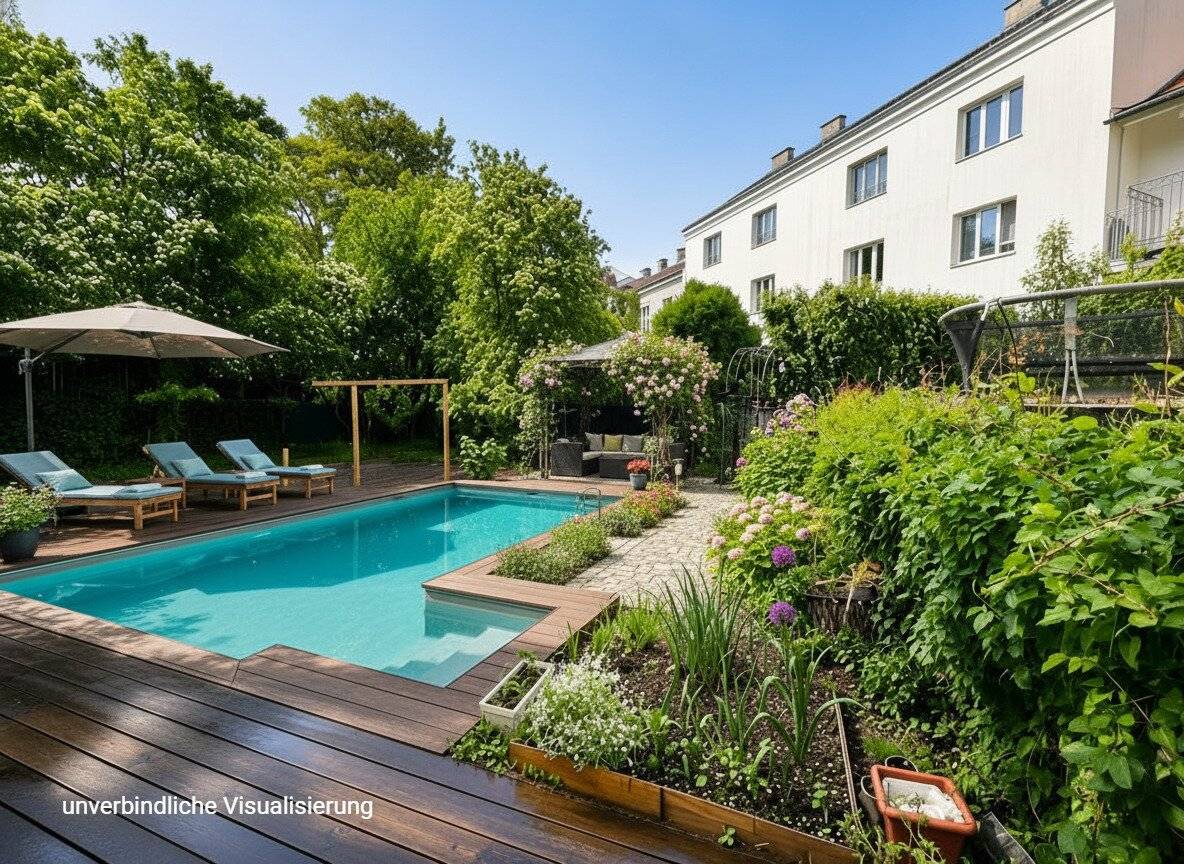 Zinshaus mit privatem Garten und Ausbaupotenzial auf ca. 795 m² WNFL!