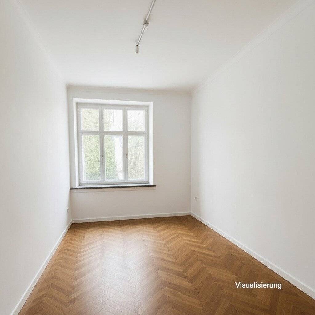 Quiet courtyard location and design potential: old building apartment according to your wishes