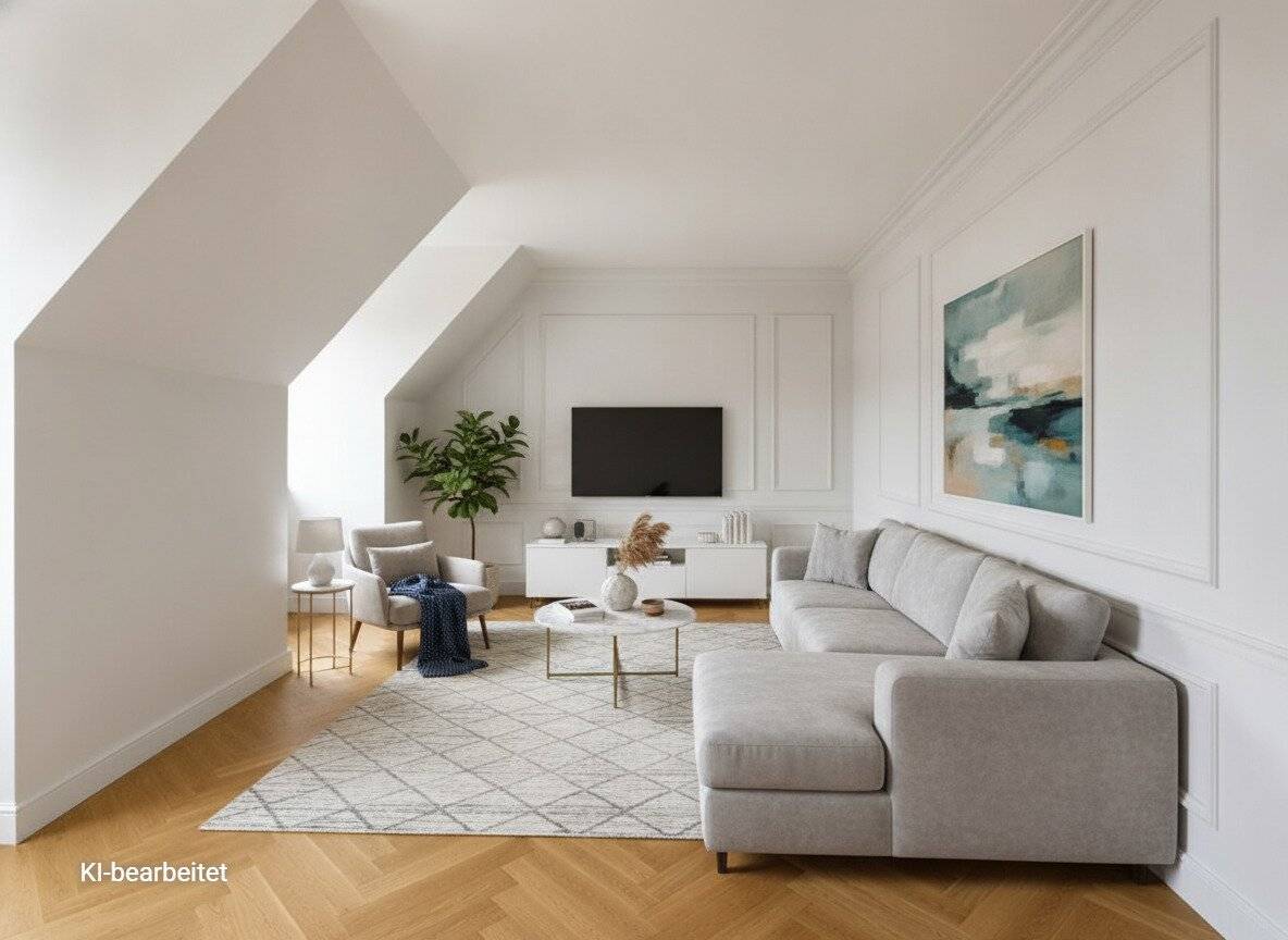 Cozy attic apartment awaits your personal touch!