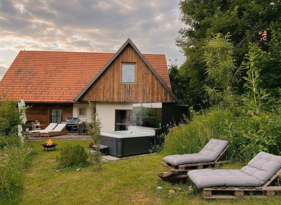 Privates Chalet mit Wellnessbereich | 150 m² | Eigennutzung & laufende Mieteinnahmen | Brodersdorf, Stmk