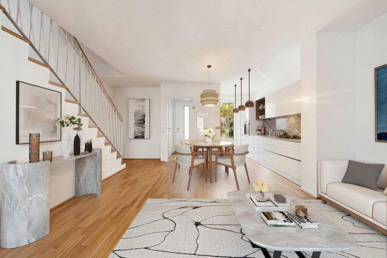 Mehr als eine Wohnung: modernes Townhouse mit eigenem Garten & Hausgefühl im Projekt KLUGARTOWN!