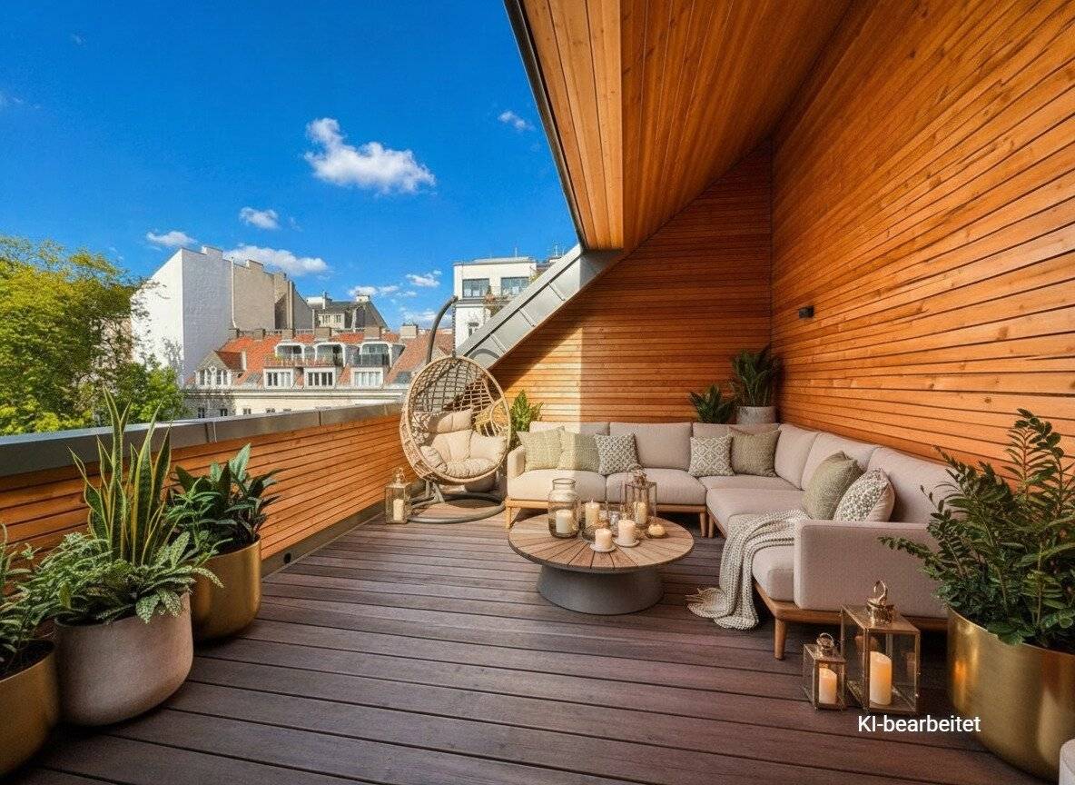 Wohntraum – Großes Wohnzimmer mit Terrasse in ruhiger Seitengasse nahe Mariahilfer Straße!