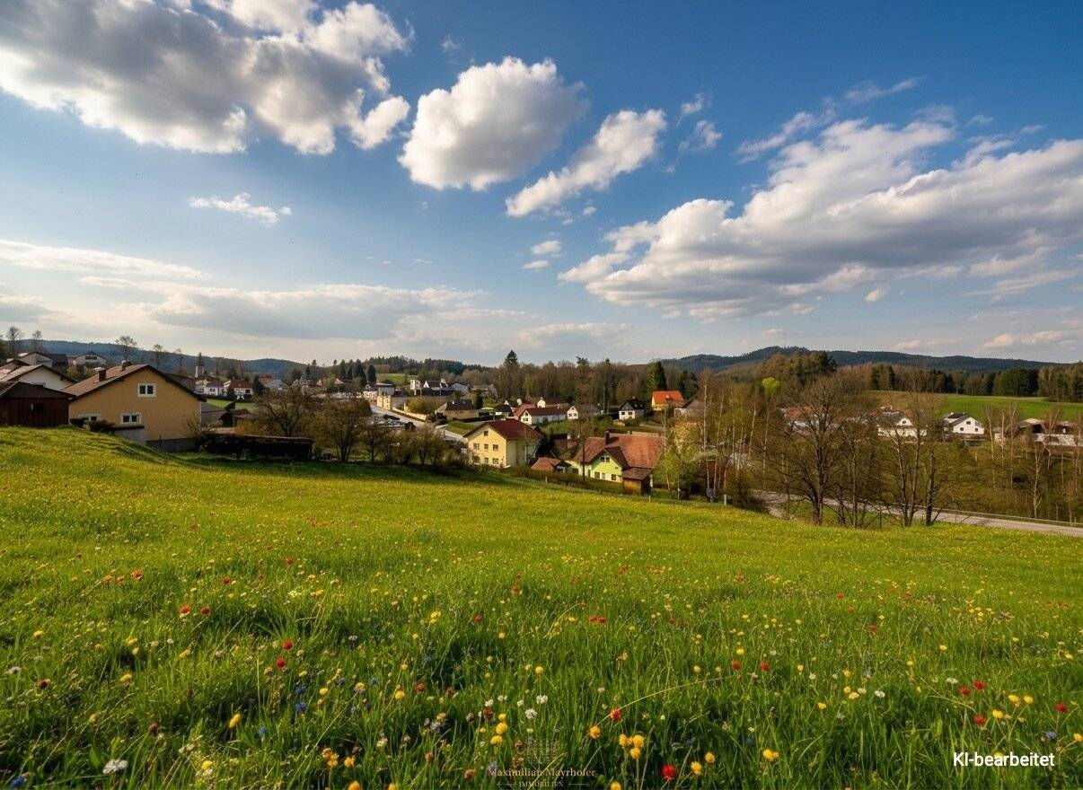 Baugrund 1.918 m² | Hanglage mit Fernblick | Siedlungslage | Böhmerwaldrand | Bad Großpertholz, NÖ