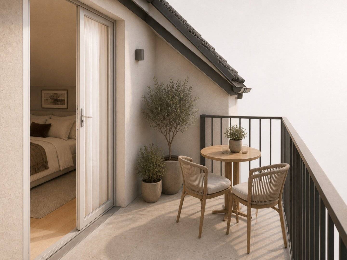 Moderne Dachgeschoss-Maisonette mit Blick über die Dächer Wiens!