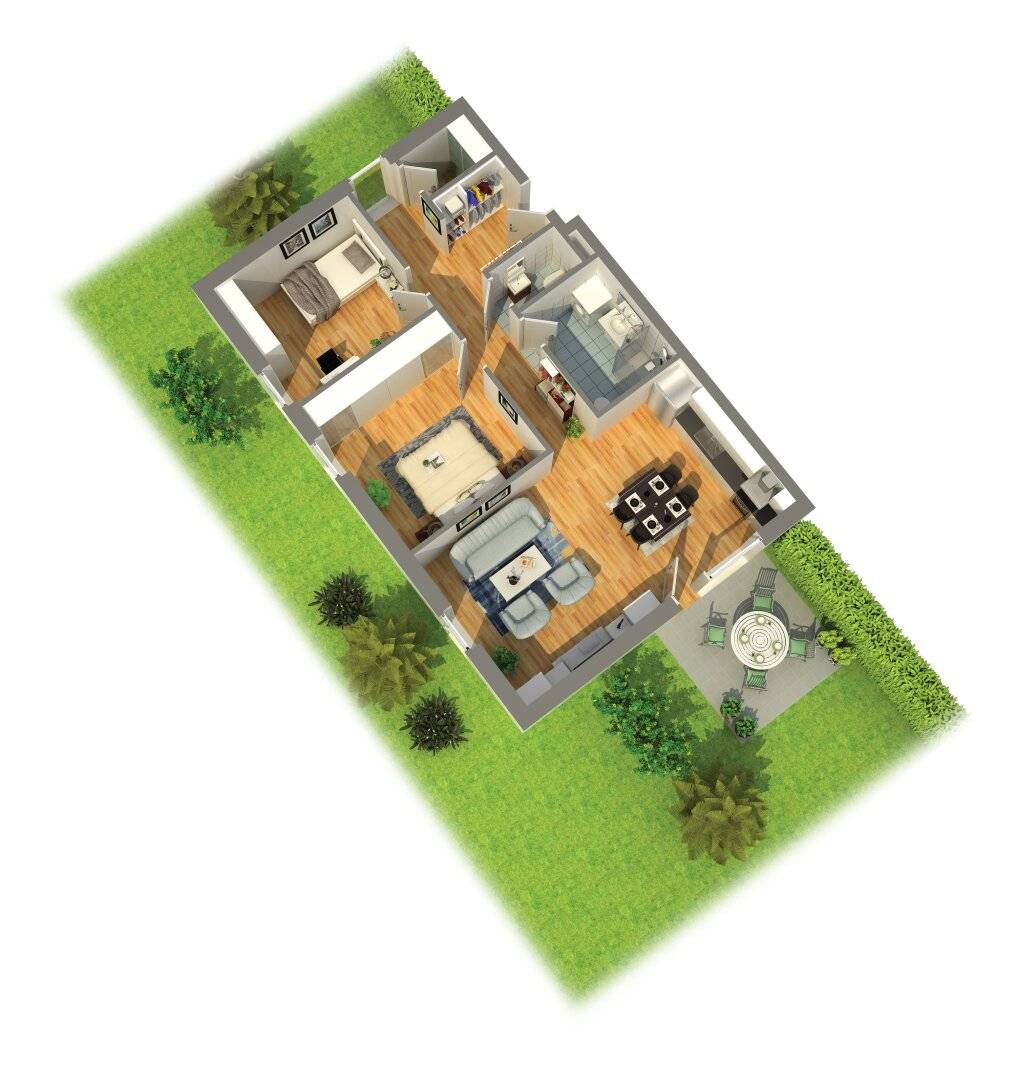 Wohnglück pur: Ihre 73 m² Familienoase mit 314 m² Garten – Natur, Privatsphäre & Raum für Träume